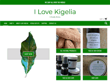 Tablet Screenshot of ilovekigelia.com
